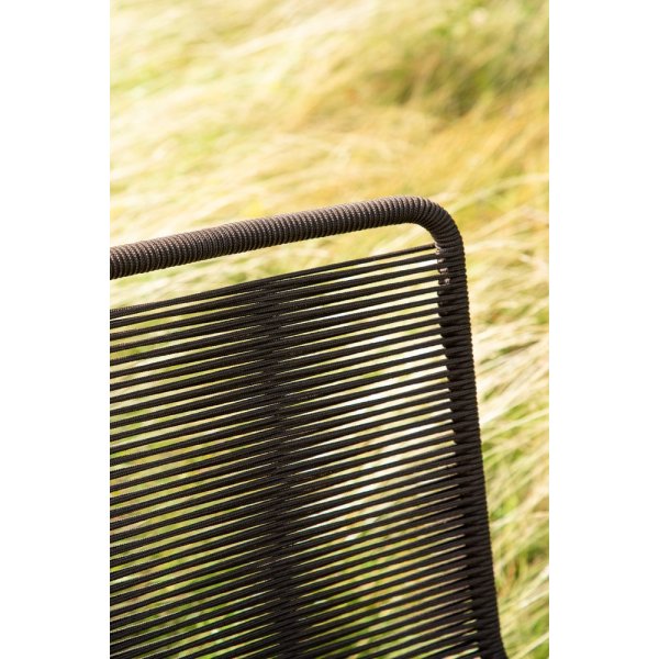 Chaise de salle à manger Lindos - Marron foncé Chaise de salle à manger Lindos - Marron foncé