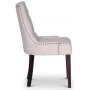 Tuva stol - Beige / Bruna ben + Flckborttagare fr mbler