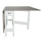 Fr klaffbord - vit/gr - 30-150 cm