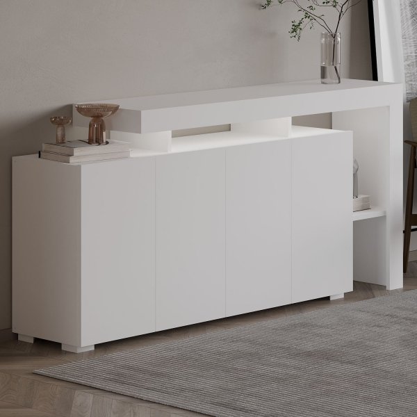 Sideboard Bellan 170 cm - Vit
