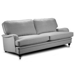 Howard Oxford 3-sits soffa 215 cm - Grå - Howardsoffor, Soffor