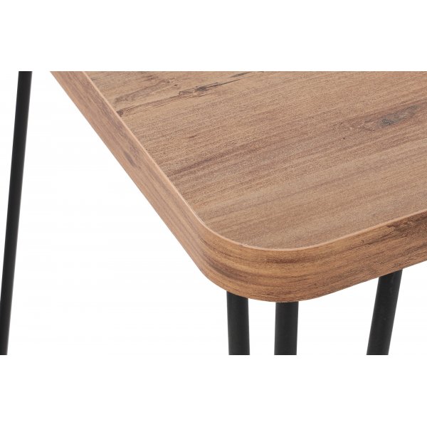 Table à manger Lagos 120 x 70 cm - Noyer/noir Table à manger Lagos 120 x 70 cm - Noyer/noir