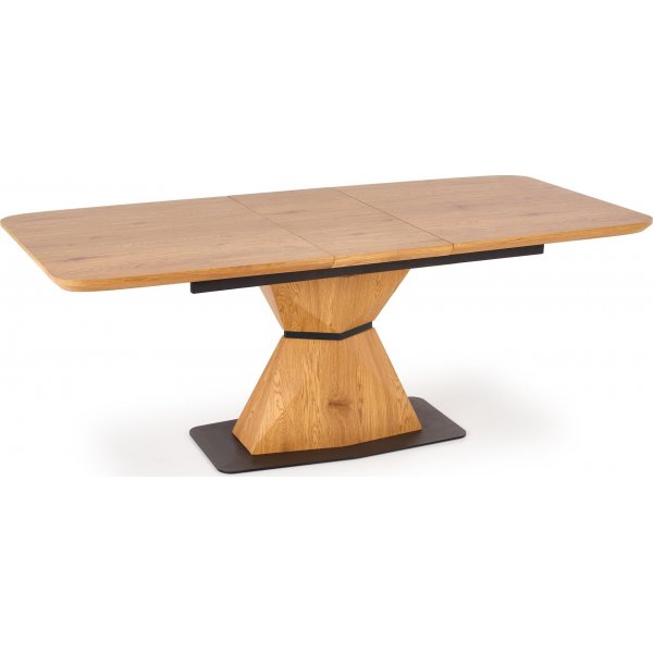 Table  manger Diamond 160-200 x 89 cm - Chne/noir