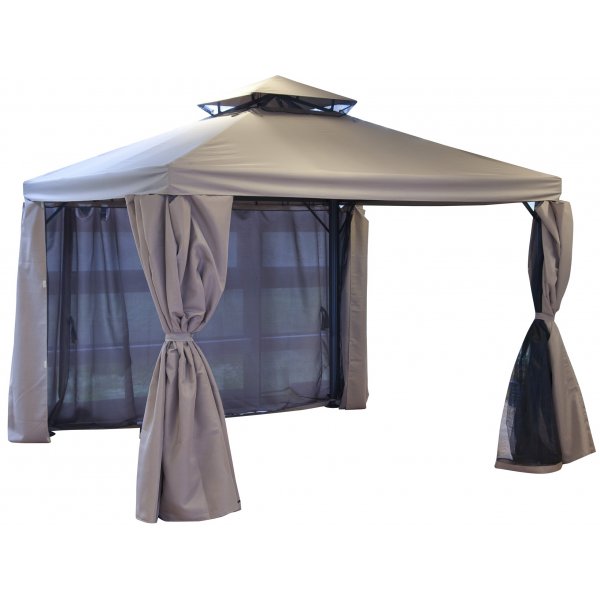 Paviljong Oxford - 300x300 cm - Khaki
