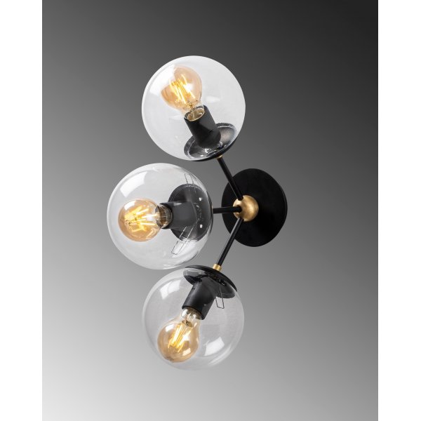 Gondol vägglampa 3022 - Svart Gondol vägglampa 3022 - Svart