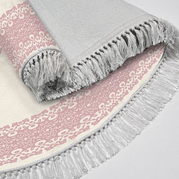 Bonbon badmat - Roze/wit Bonbon badmat - Roze/wit