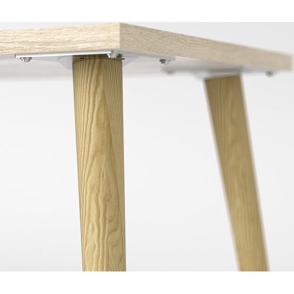 Bureau Oslo 145 x 81 cm - Blanc/chne