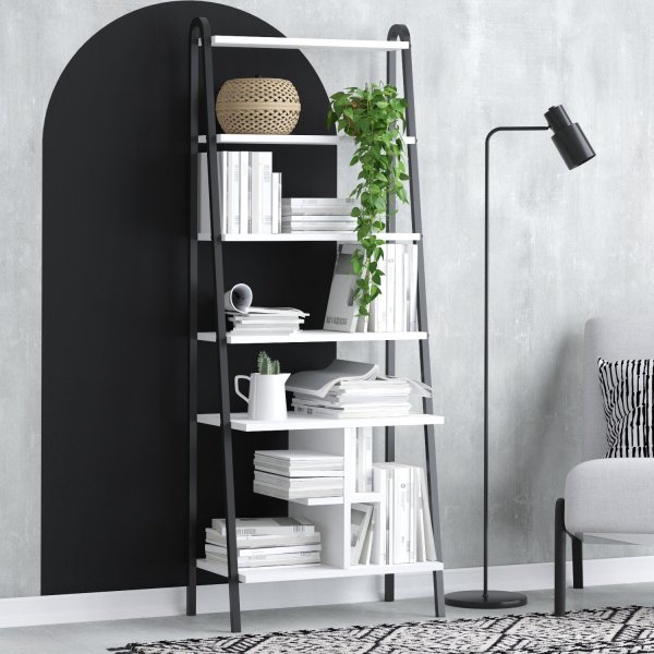 Josh bokhylla Vit/svart Josh bokhylla Vit/svart