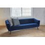 Soffa Belgravia 3-sits - Bl sammet