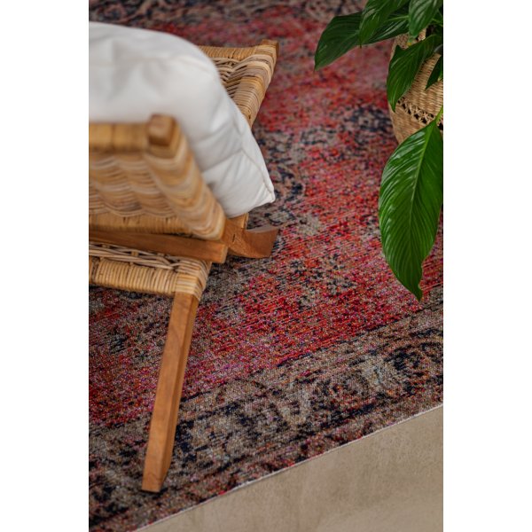 Tapis tissé plat Tibet Vintage Rouge Tapis tissé plat Tibet Vintage Rouge