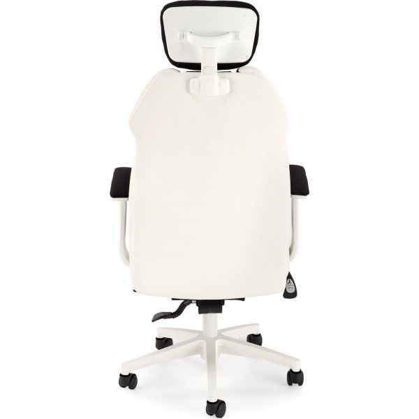 Chaise de bureau Erika - Blanc/noir Chaise de bureau Erika - Blanc/noir