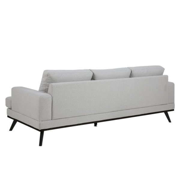 Ventura soffa 3 sits ljusgr� / svart