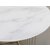 Tiffany Falcon soffbord Ø100 cm - Mässing / Vitt marmorglas