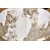 Robinson matbord 160-200 x 90 cm - Beige marmor/cappuccino/svart