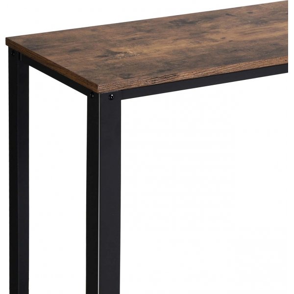 Freddie consoletafel 101,5 x 35 cm - Bruin/zwart