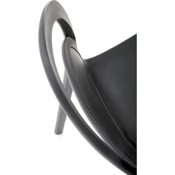 Chaise de salle à manger Cadeira 490 - Noir Chaise de salle à manger Cadeira 490 - Noir