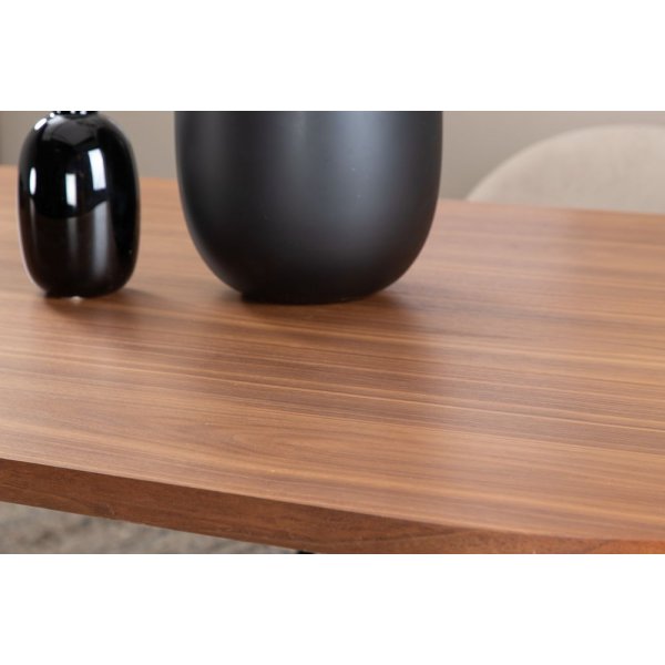 Table à manger ovale Bianca 200x90 cm - Noyer Table à manger ovale Bianca 200x90 cm - Noyer