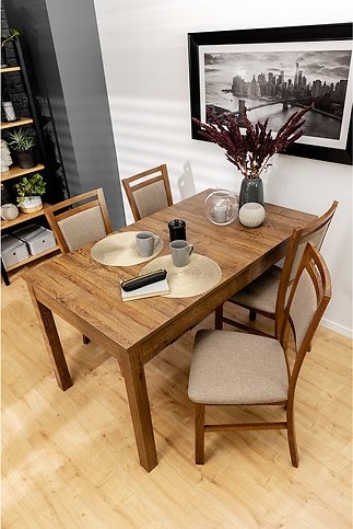 Chaise de salle  manger Patras - Marron