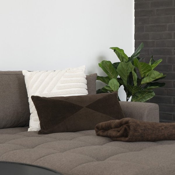 Coussin décoratif Griffith Marron 30 x 60 cm Coussin décoratif Griffith Marron 30 x 60 cm