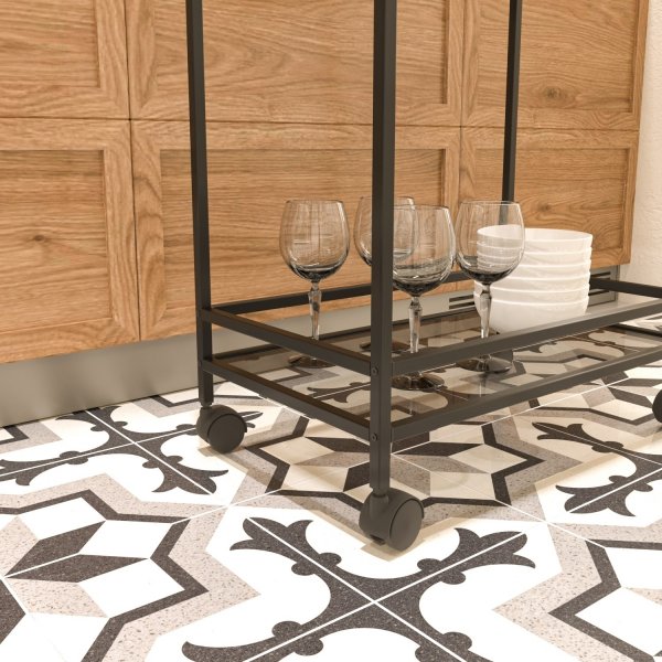 Chariot de service Vortex - Noir Chariot de service Vortex - Noir