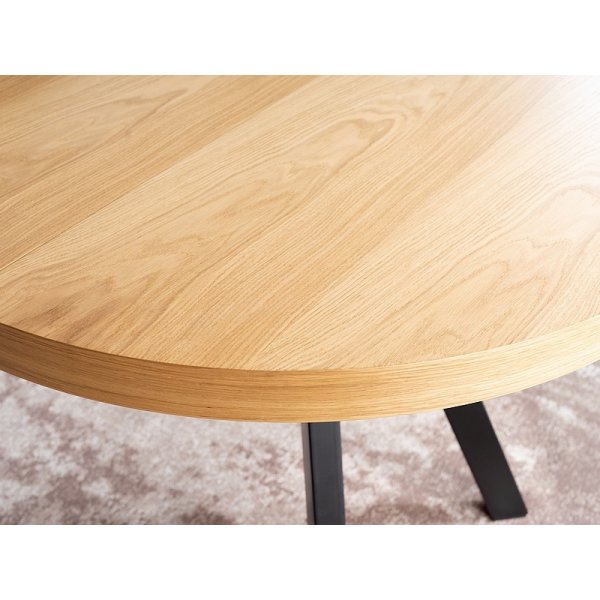 Table  manger Domingo 100-250 cm - Chne/noir