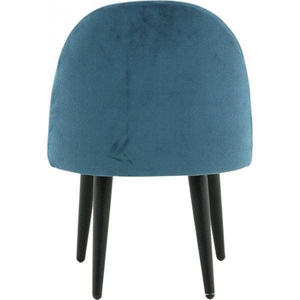 Chaise de salle à manger Alice XXS - Velours bleu Chaise de salle à manger Alice XXS - Velours bleu