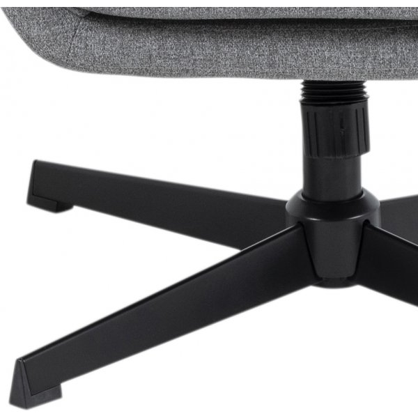 Fauteuil Trafford avec repose-pieds - Gris clair