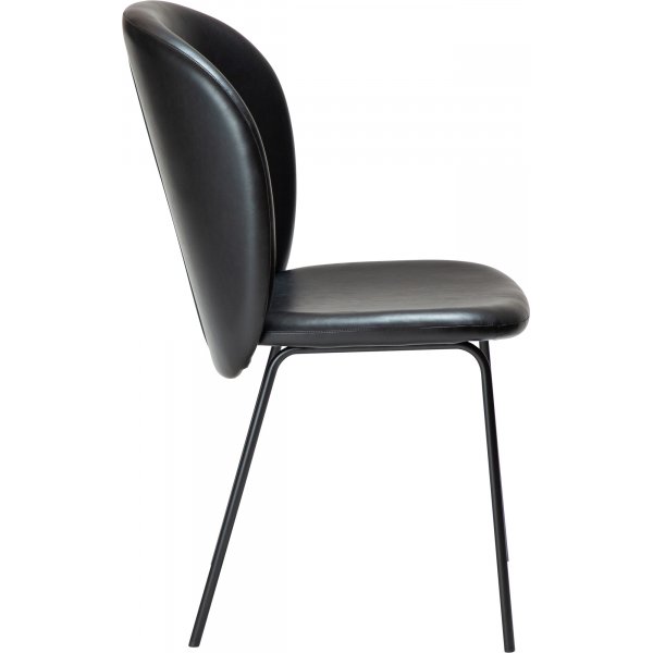 Chaise de salle  manger Cloud - PU noir