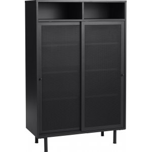 Bankschroefkast H140 cm - Zwart