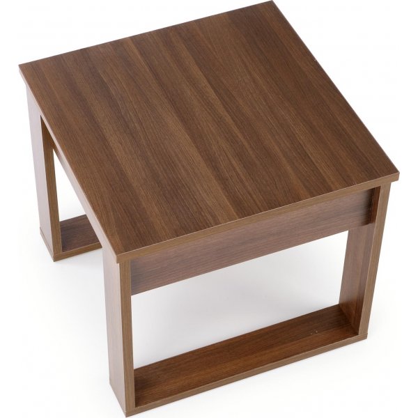 Table basse Nea 60 x 60 cm - Noyer foncé Table basse Nea 60 x 60 cm - Noyer foncé