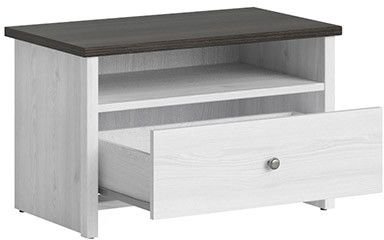 Salvador sngbord - Vit/svart