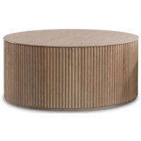 Cylinder runt soffbord 100 cm - Whitewash Cylinder runt soffbord 100 cm - Whitewash