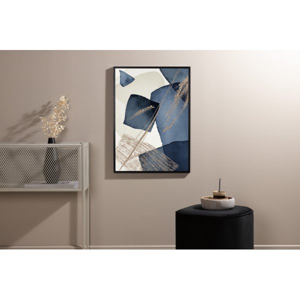 Poster - Blue swirl Poster - Blue swirl