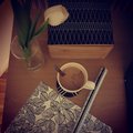 Kundbild Downey skrivbord - Ekfanér: Jättenöjd!!
