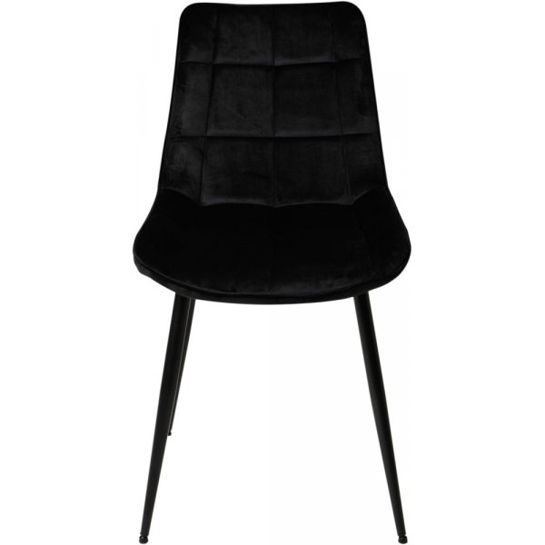 Lenard matstol - Svart sammet Lenard matstol - Svart sammet