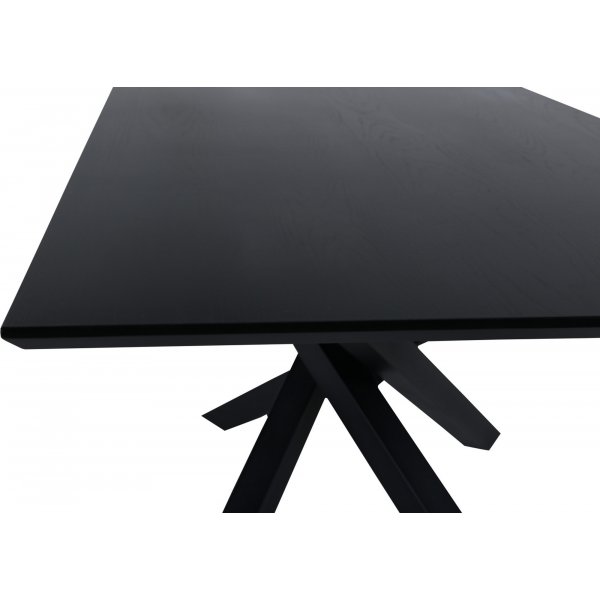 Matbord 180x90 cm svartbetsad ek - Piazza Matbord 180x90 cm svartbetsad ek - Piazza