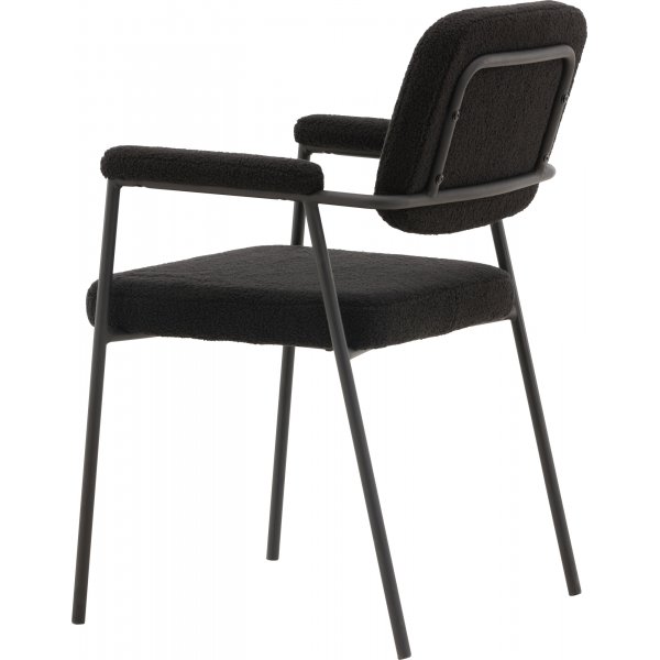 Chaise de salle à manger hier - Boucle noire Chaise de salle à manger hier - Boucle noire