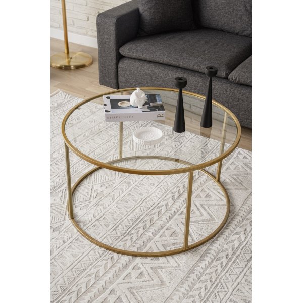 Table basse Spree Ø80 cm - Or Table basse Spree Ø80 cm - Or