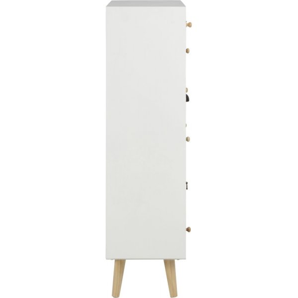 Thais Byrå 70x114 cm - Vit/flerfärgad + Fläckborttagare för möbler Thais Byrå 70x114 cm - Vit/flerfärgad + Fläckborttagare för möbler