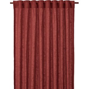 Rideau Otila lot de 2 2 x 125 x 250 cm - Rouge