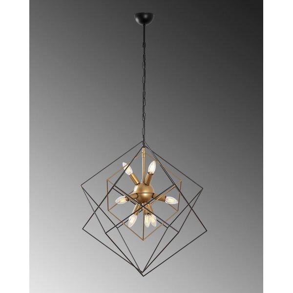 Plafonnier Tilly 13253 - Noir/antique