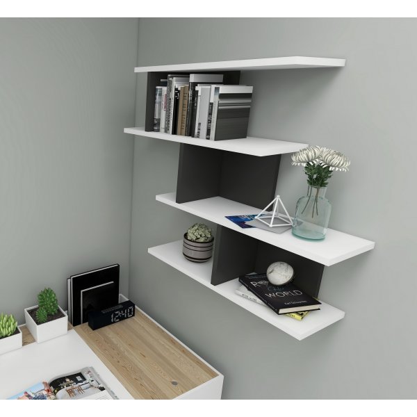 Rosie v�gghylla - Vit/antracit