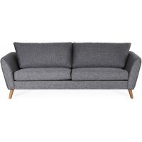 Country 3-sits soffa - Grå (tyg) Country 3-sits soffa - Grå (tyg)