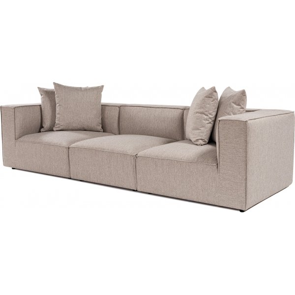 Sora 3-sits soffa - Sandbeige Sora 3-sits soffa - Sandbeige