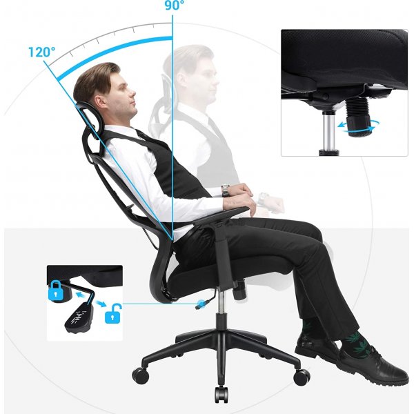 Abram kontorsstol - Svart Abram kontorsstol - Svart