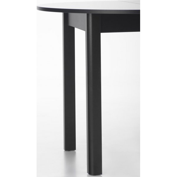 Berivan uitschuifbare eettafel 102-142 cm - Zwart