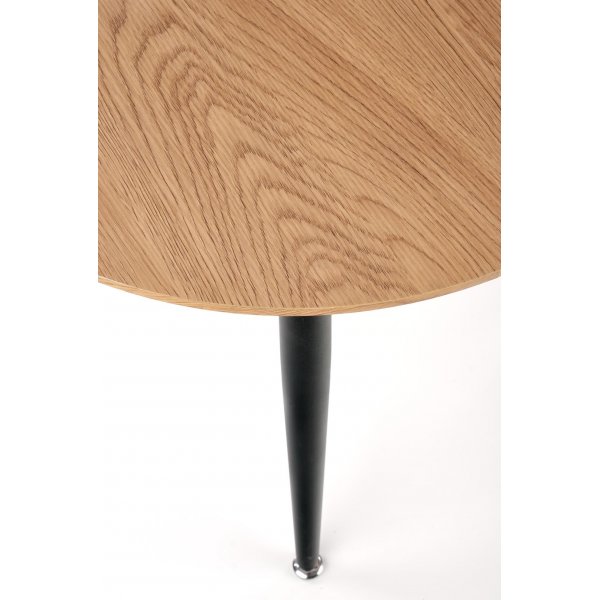 Table basse ronde Ø40/59 cm - Chêne/noir Table basse ronde Ø40/59 cm - Chêne/noir