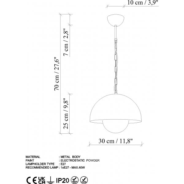 Plafonnier Vignette 2676 - Vintage Plafonnier Vignette 2676 - Vintage