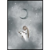 SLEEPING BUNNY - Poster 50x70 cm SLEEPING BUNNY - Poster 50x70 cm