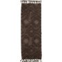 Kleva bomullsmatta 200 x 70 cm - Brun